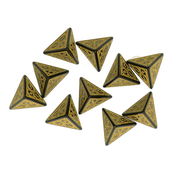10 st Tärningsset Polyhedral Tärningar Rollspel RPG Spel Akryl DND Brädspel Tillbehör Tärning D4