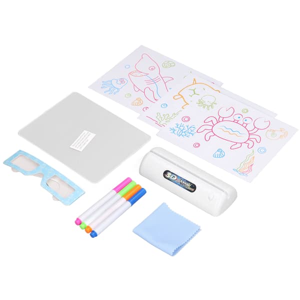 Ultimate 3D Luminous Ocean Doodle -valotaulu lapsille, tee-se-itse