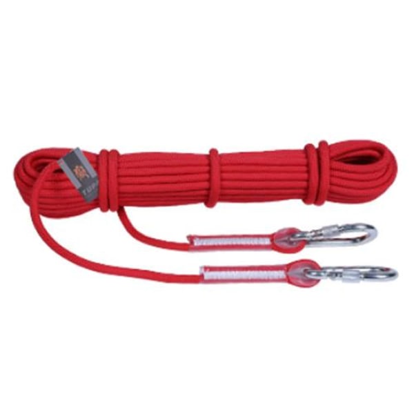 Utomhusklättring Rock Rope Klätterlina Webbing Säkerhetsrep Orange 10M