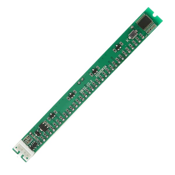 32-bits 8-effekts justerbar lysstyrke LED-lydnivåvisningsmodul med 4-pinners fleksibel kabel