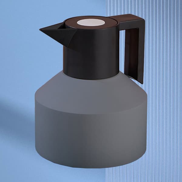 Kaffekande 1,2L Rustfrit Stål Varmebevarende Isolering Termisk Kaffekande til Te Kaffe Grå