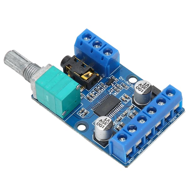 30Wx2 Stereo Digital Effektförstärkarkort DIY Modul Volymkontroll 12V 24V DYAP3015