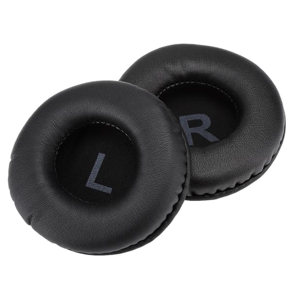 2 stk. 80 mm universelle erstatningsøreputer L R-merke hodetelefoner headset