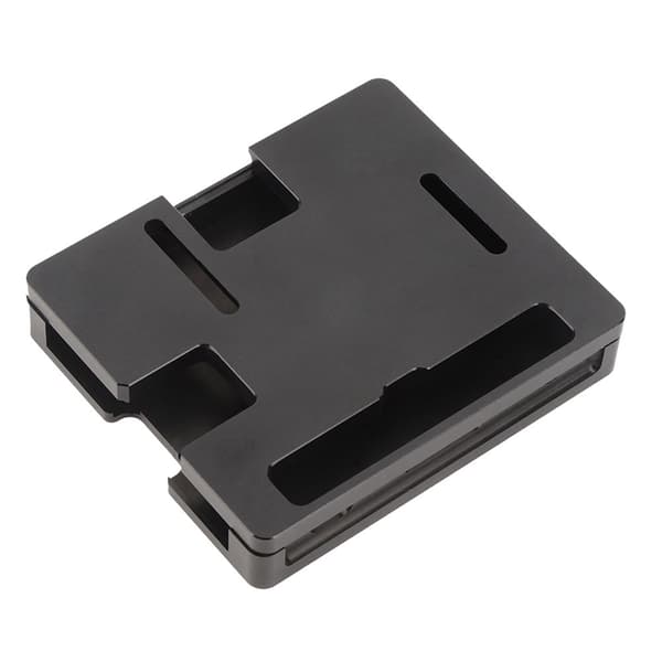 Raspberry Pi 3 Model A Plus 14mm 0.6in Metal CNC Køling Ultratynd Køleplade Kabinet Sort