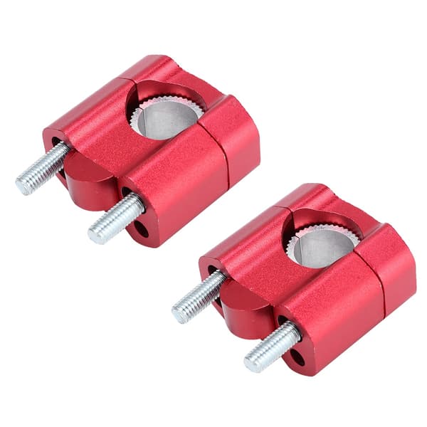 Motorcykel Styrforhøjere 22mm 28mm Rød Par Eftermonteringstilbehør