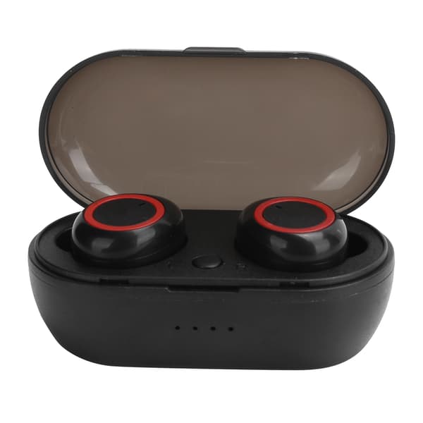 Y50 Trådløse Bluetooth 5.0 Ørepropper Stereo Hovedtelefon Sort Rød