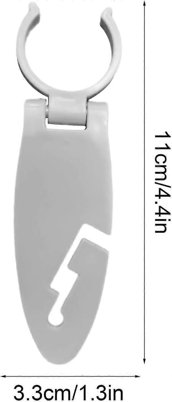 Padlebrettklips utvidbare – solide, elegante, lette, førsteklasses, slanke, elegante, holdbare, ergonomiske, stilige, kompakte, moderne finneklips enkle | Multi White