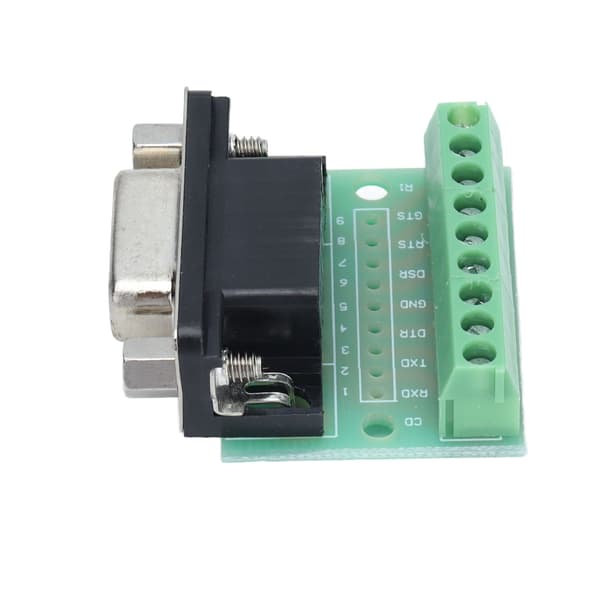DB9 Hona Terminal Breakout Board 9 Position Skruv Adapter RS232 RS485 Kontakt
