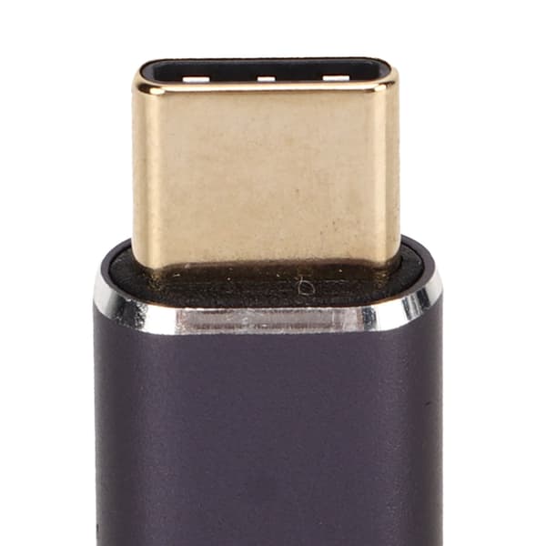 Type-C Han til Type-C Han Adapter - 2-pak, 40 Gbps, 100 W, Lige Design - til Laptop og Smartphone