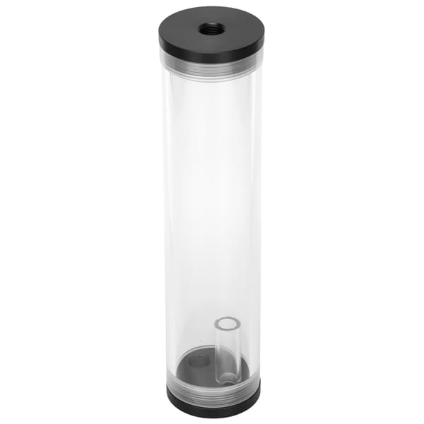 Akryl Cylindrisk Vandkølingstank 3 Hul G1/4 Gevind Reservoir Computer Køler Tilbehør