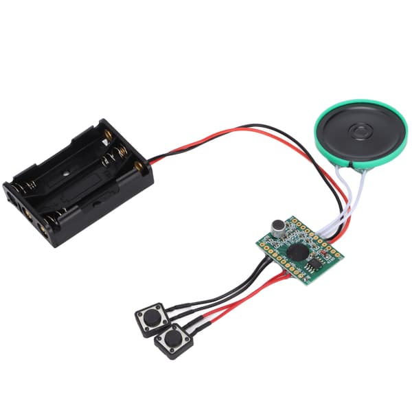 4 Minuters Ljudmodul Knappkontroll DIY Musik Inspelningsbart Chip Ljudkort Julklappsaskar