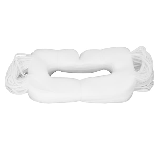 100 st Universal Engångs VR Mask Vit Non Woven Sanitär Ögonskydd för Oculus Quest 2 Stor Bajonett