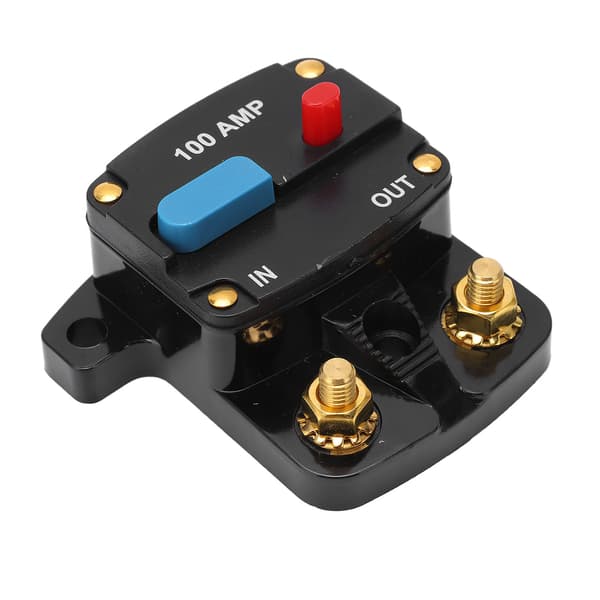 Bil Audio Strømafbryder Manuel Reset Sikring Inline Inverter Holder til Bil Audio Stereo System Båd Lastbiler Busser 100A