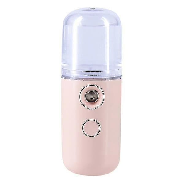 Søt Bærbar Mini Tåke Luftfukter Stille Personlig Luftfukter Diffuser Usb Kjølig Tåke Light Pink