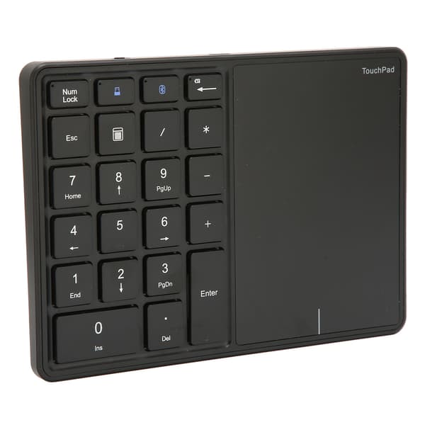 Trådlöst numeriskt tangentbord 22 tangenter Ergonomisk 2.4G Dual Mode Touchpad