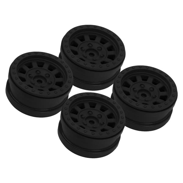 19 Tommer RC Beadlock Hjul til Axial SCX10 Traxxas 1 10 Crawler Biler Sort