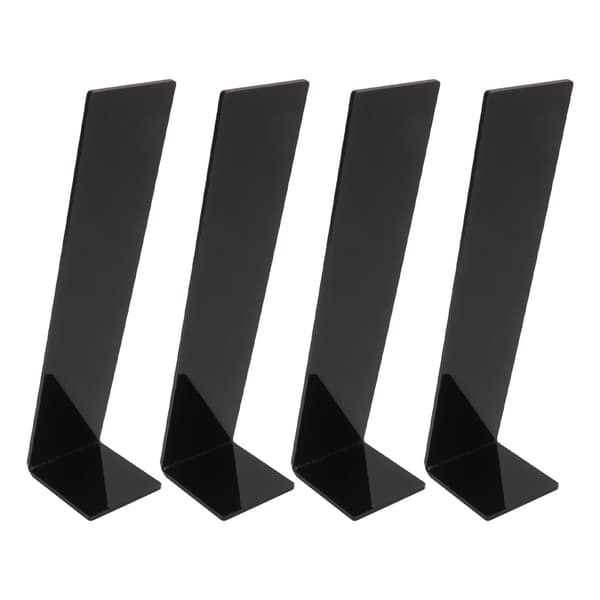 4 stk. akryl hårbånd display stand hårspænde smykker display holder til butik sort