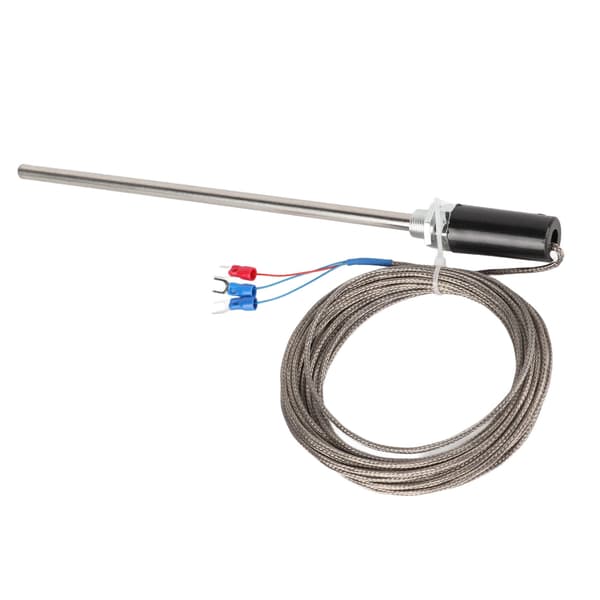 M12 PT100 Termoelement Temperaturføler Probe i Rustfritt Stål 200mm 0-400C 5m