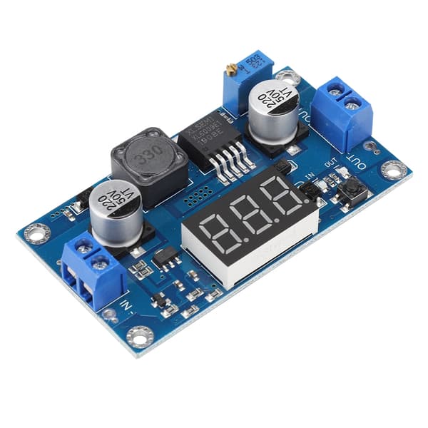 DC 4.5V till 32V Justerbar Boost Converter Modul 5V till 55V Utgång med Voltmeter Display