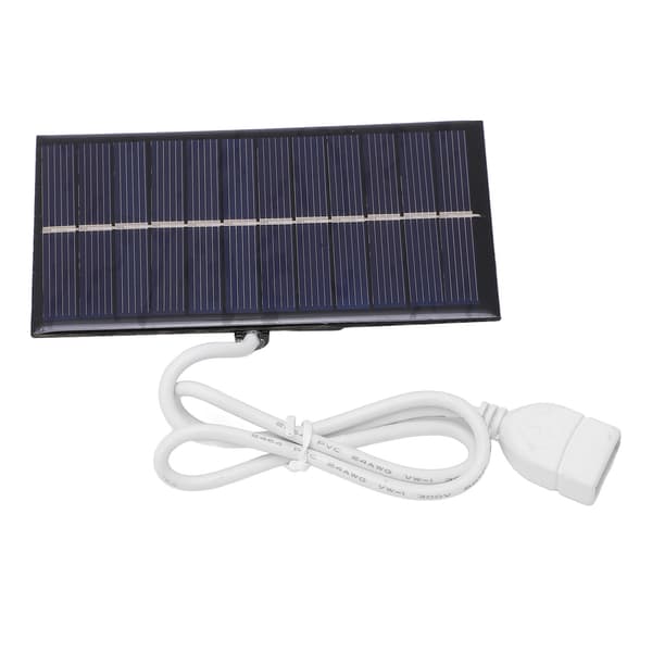 1W 6V Solcellsladdningspanel Bärbar DIY Solcellskort för Mobiltelefon Hembelysning