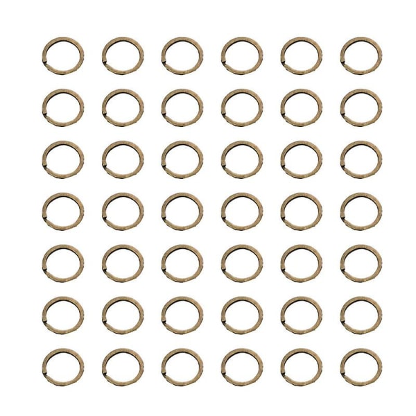 100 kpl pyöreä metalli messinki halkaistu avainpidike Tee itse avaimensormukset avaimenperät avaimet järjestäjä kotiautojen askarteluihin