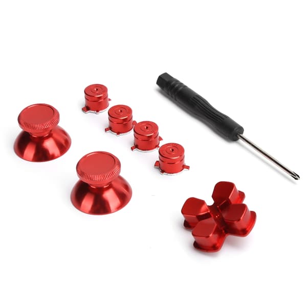 PS4 Kontroller Joystick Erstatning Metallknapp Thumbstick Grip Simulering