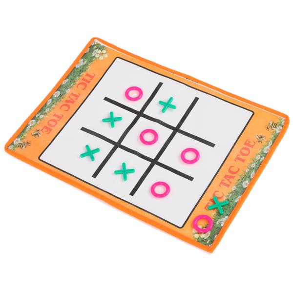Mjukt Vikbart Kryss och Noll Spel för Barn Familjefest