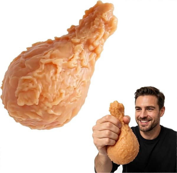 Stegt kylling Squishy, Simuleret kyllingelår klemme, Blød klemme stressaflastning