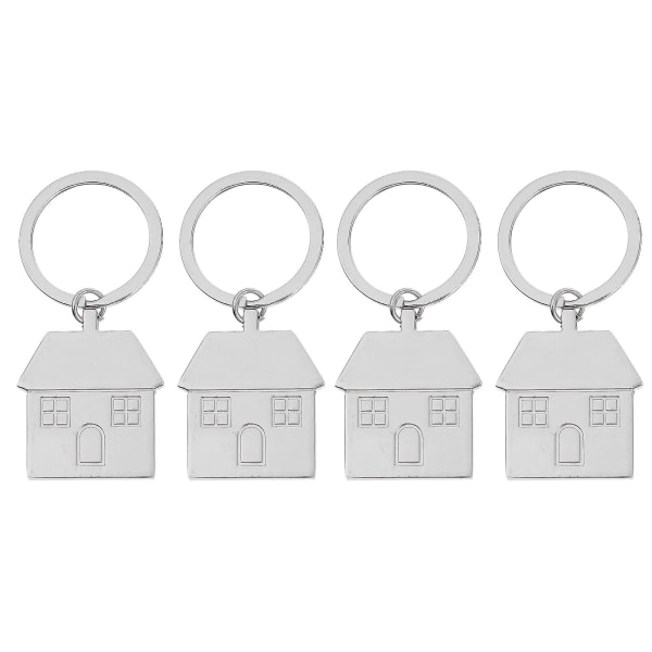 4 stk yndig hus nøglering Hjem nøgleringe Taske nøgler hængende vedhæng