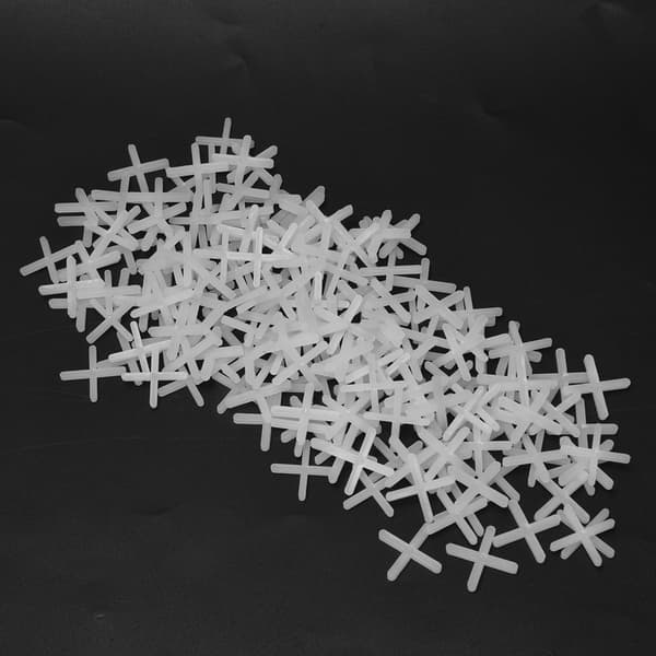 2000 stk. keramisk fliseafstandsstykke, plastikkryds, genanvendeligt nivelleringssystem til fliselægger 2mm/2.5mm