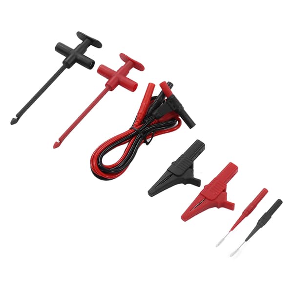 Testprober Ledningar Mässing PVC PA Multimeter Testledningssats 30VAC‑60VDC Max 19A