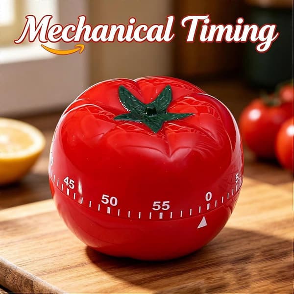 Tomat-timer Kjøkkentimer Tomatformet Timer Matlagingsklokke Mekanisk Tidsur For Matbaking