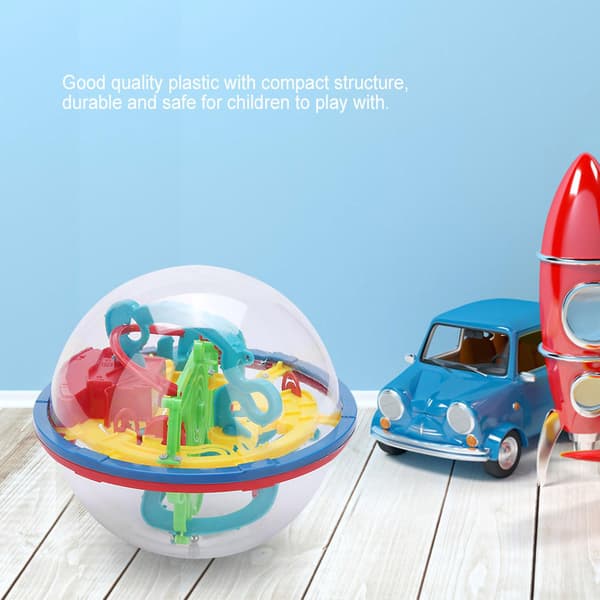 3D Spherical Labyrinth Ball Puzzle Toys Kids Balance Game Gift Intelligence Training Tool
