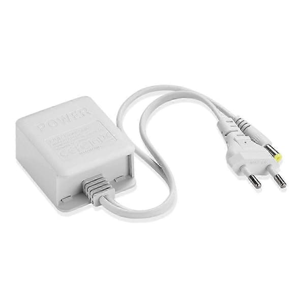12V 2A Power Adapter for Security Camera, NVR DVR Input AC100V-240V CCTV Camera Power Cable Compatible with PTZ Camera White