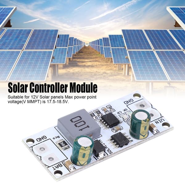 SDLA12Ta SDLA12TB MPPT Solcelle Oplader Controller Modul 12V 1-1000AH Blybatteri Uden Terminal