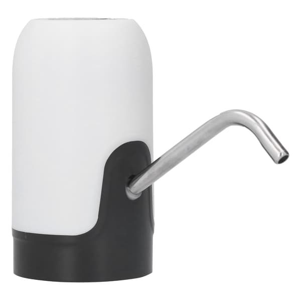 Bärbar USB-laddande elektrisk vattenflaskdispenserpump set vit
