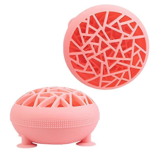 Makeup Brush Storage Box Portable Drying and Storage Rack for Beauty Tools Multifunctional Display Stand for Beauty Brushes Pink