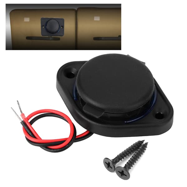 3.1A Dobbelt USB Biloplader Strømstik Adapter til ATV UTV Camper Campingvogne