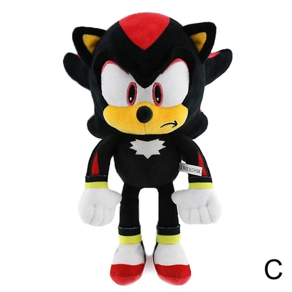 Super Hedgehog pehmolelu sarjakuva anime nukke pehmeä-musta/30CM Black 30cm