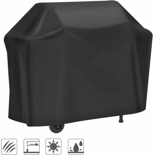 Cover, 210D kraftigt cover Oxford skydd BBQ Cover Anti-UV / Anti-vatten / Anti-fukt (80*66)