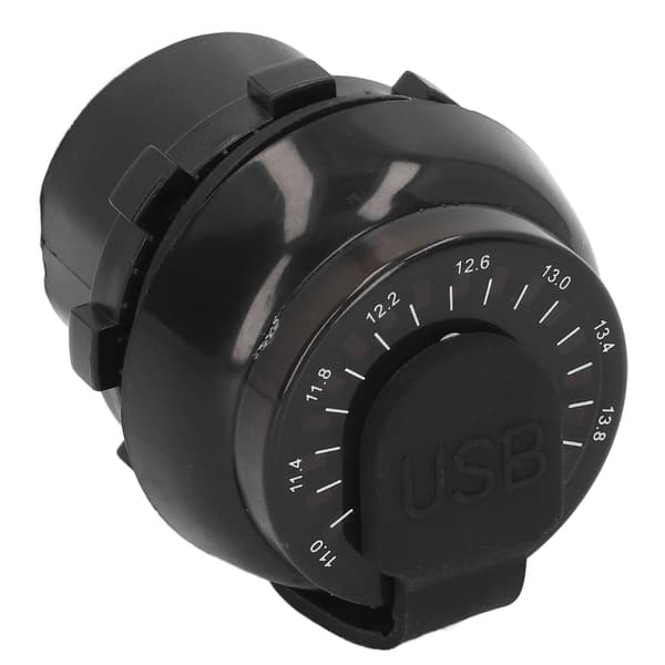 Dobbel USB-laderkontakt 12V Strømuttaksadapter for ATV RV SUV Båt