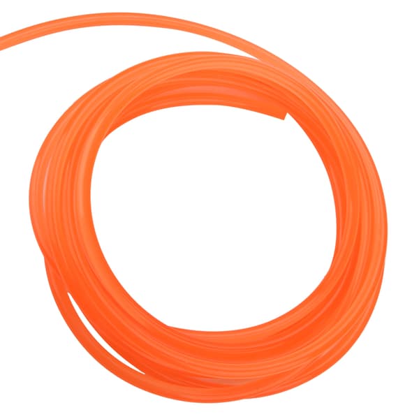 Oransje glatt overflate PU polyuretan rundrem for drivoverføring (8mm*5m)