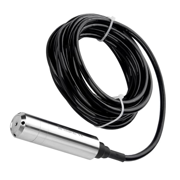 DC24V 4-20mA Nivåsensor for væske, 0-5m dybdemåling