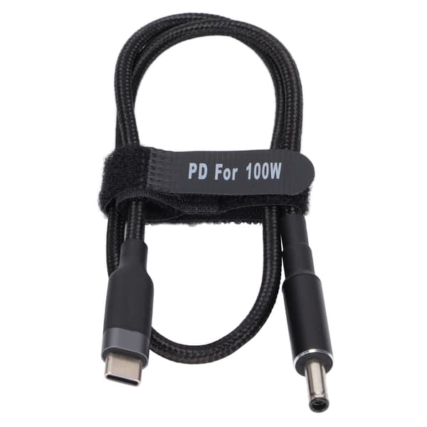 100W PD Hurtiglading USB C til DC Plugg Laptop Strømledning 0.5m Stabil Slitesterk Hjemmekontor Kabel