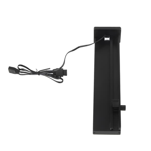 ARGB Magnetisk Glidende Justerbar GPU-holder Sort Aluminiumlegering Desktop Grafikkortstøtte