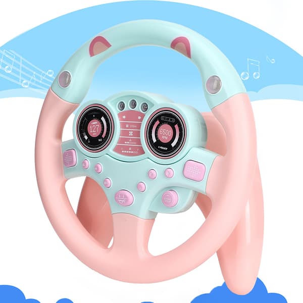 CO Driver Simuleret Rat Pink Pædagogisk Køresimuleringslegetøj til Børn