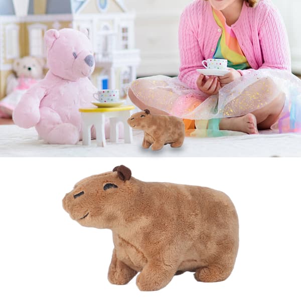 Sød tegneserie Capybara Plyslegetøj til børneværelser og sofaer