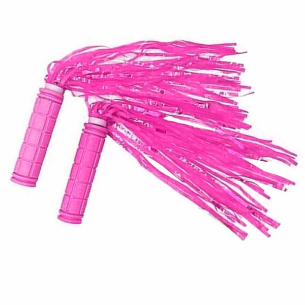 Rosa sykkelstyre dusker for barn gutter jenter barn sparkesykkel streamers