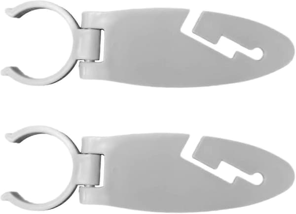 Paddleboard Clips Udvidbare – Robuste Elegante Lette Premium Slanke, Elegante, Holdbare, Ergonomiske Stilfulde, Kompakte Moderne Finneklemmer Nemme | Multip White