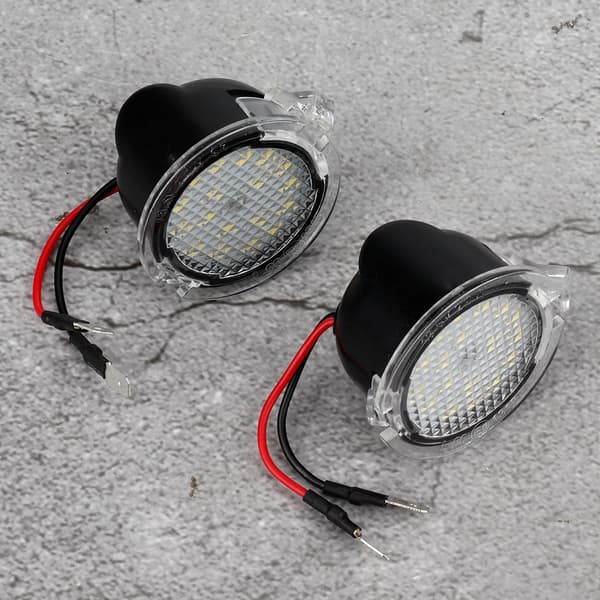 2st LED Under Sidospegel Pöl Ljus Lampa för Ford Biltillbehör
